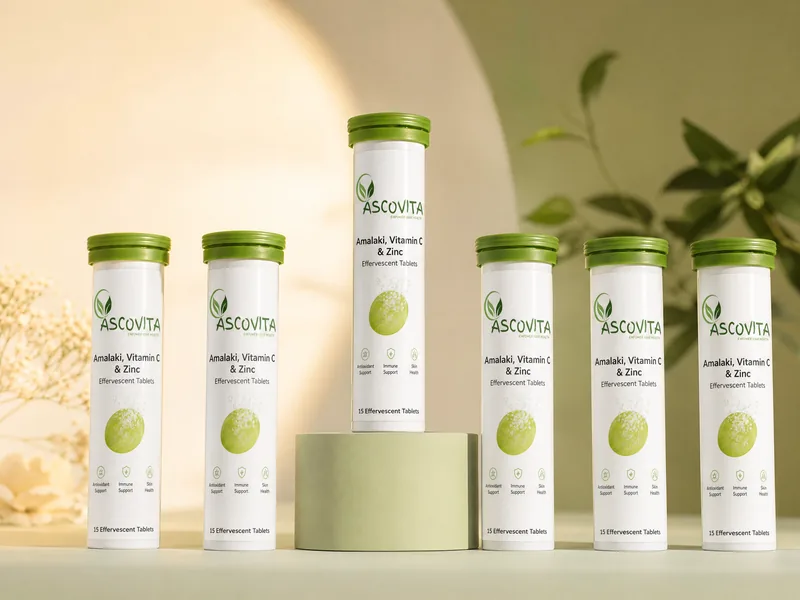 Ascovita effervescent tablet tubes