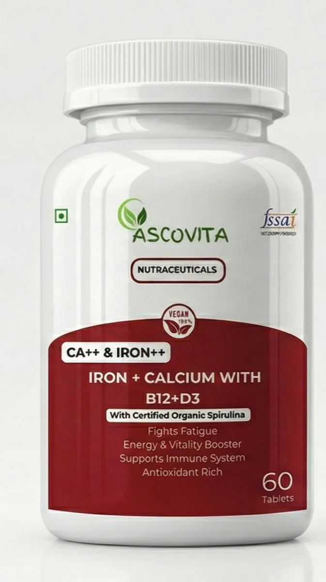 Real Ascovita Iron + Calcium packaging